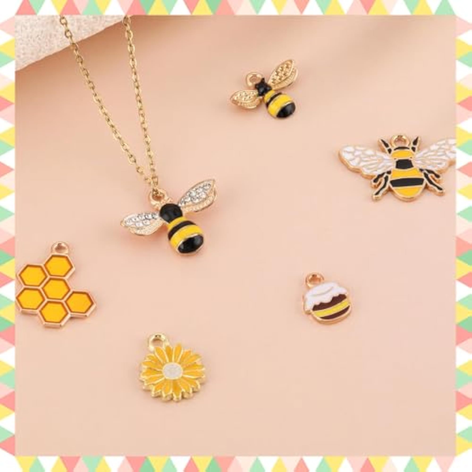 20 Pcs Charms Kit, Mini Pendants for Jewelry Making